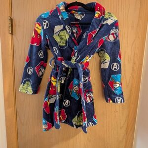 Avenger Endgame Kids' Size 8 Blue Bathrobe